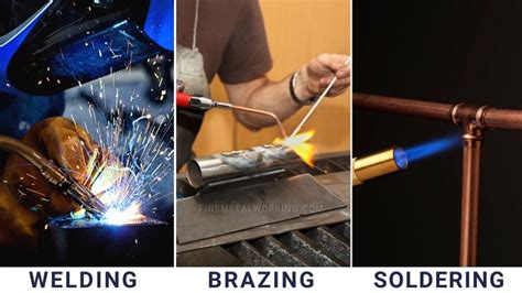 brazing sheet metal instead of welding|welding vs brazing joints.